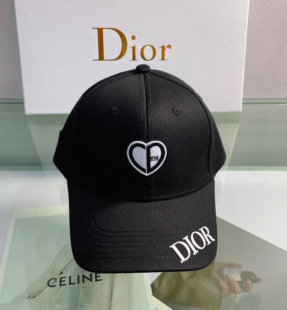 Christian Dior Jack Dior Baseball Cap In Black