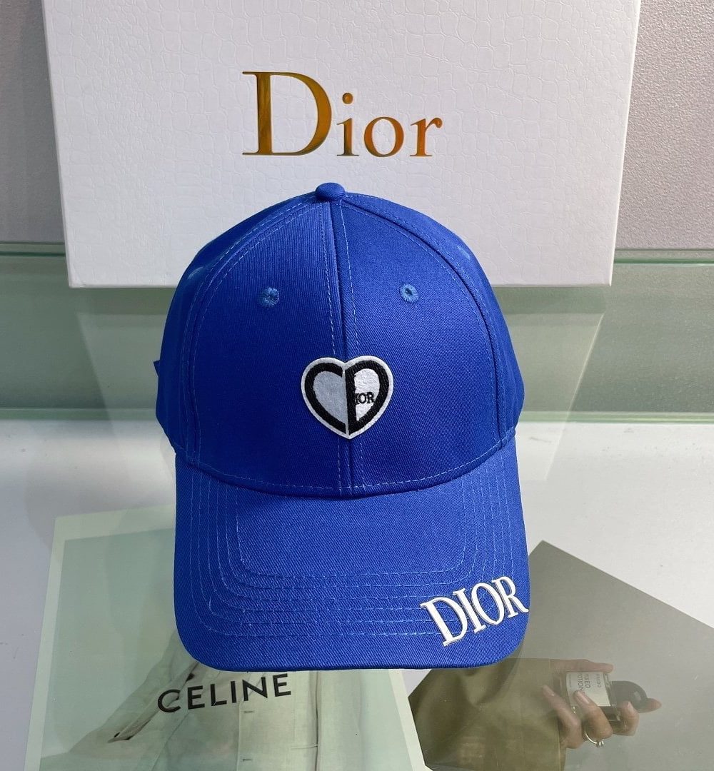 Christian Dior Jack Dior Baseball Cap In Blue