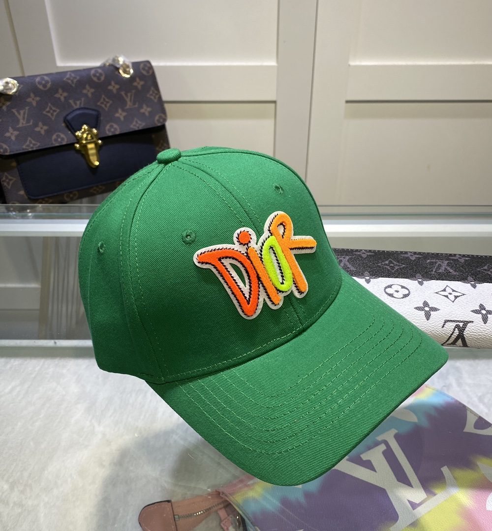 Christian Dior Jack Dior Baseball Cap In Green