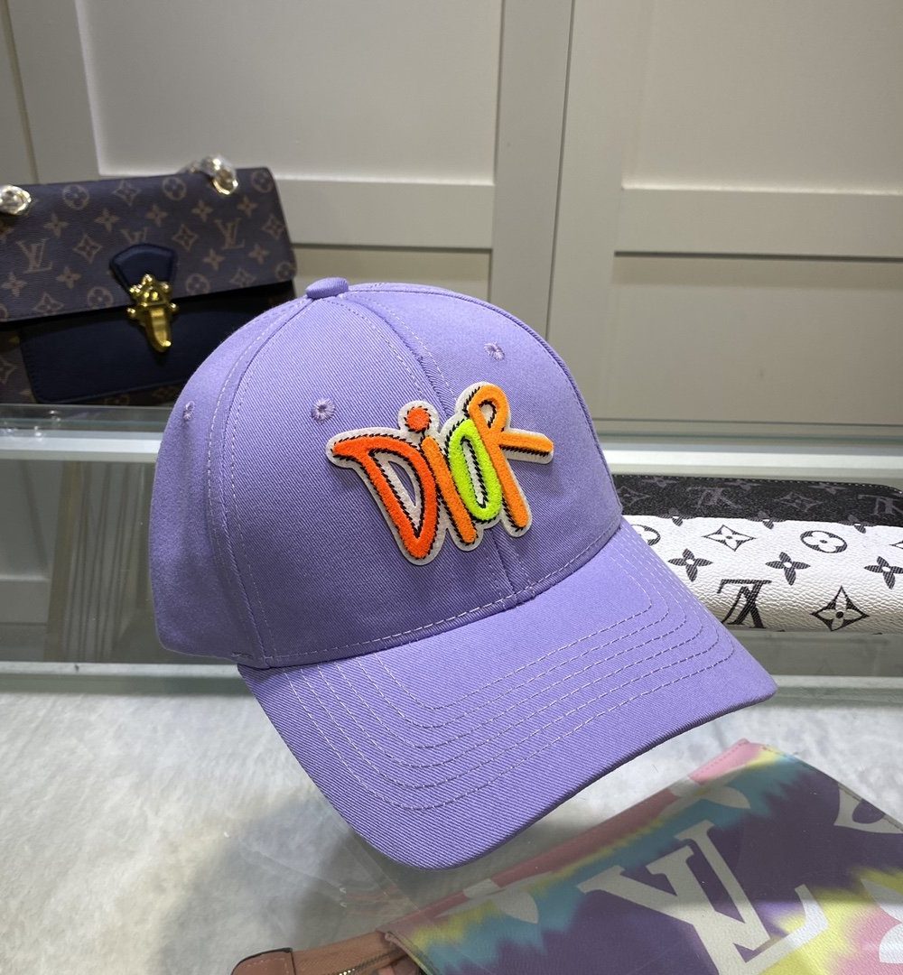 Christian Dior Jack Dior Baseball Cap In Purple