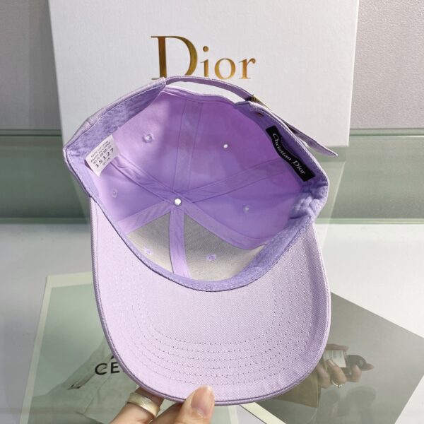 Christian Dior Jack Dior Baseball Cap In Purple
