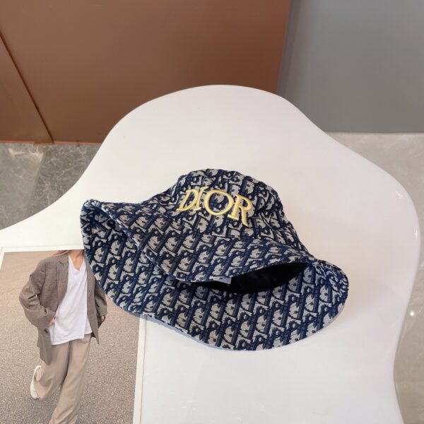 Christian Dior Jack Dior Bucket Hat Blue Hat