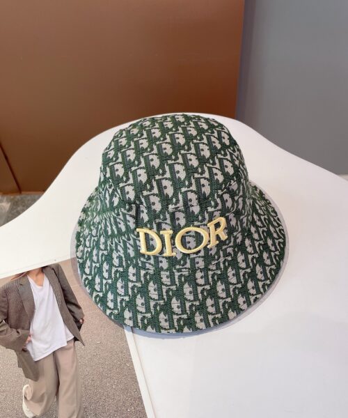 Christian Dior Jack Dior Bucket Hat Green Hat