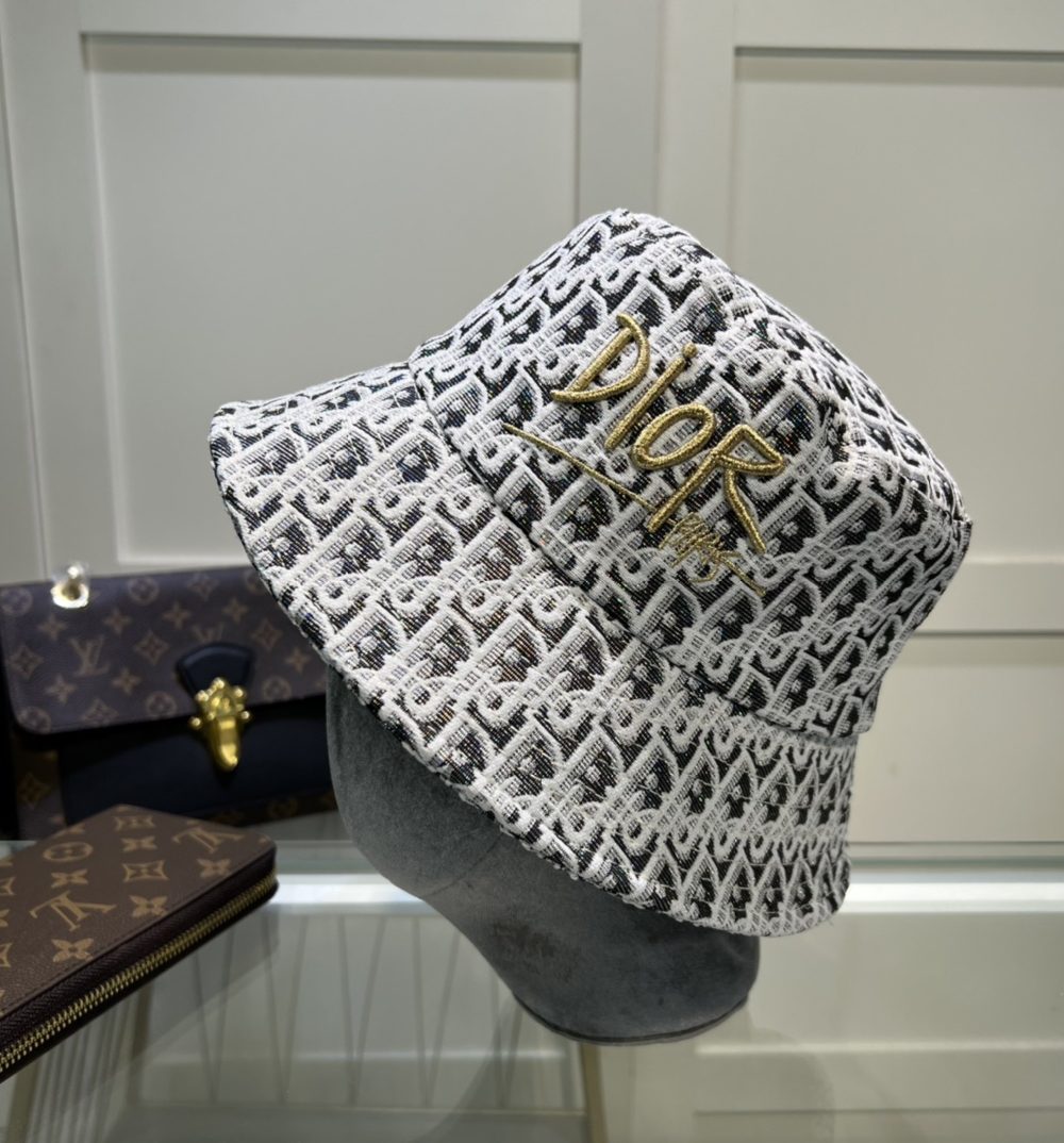Christian Dior Jack Dior Bucket Hat White Hat