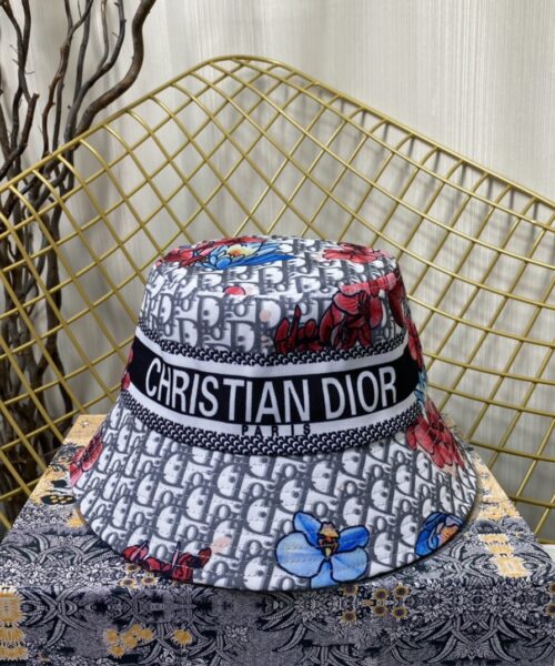 Christian Dior Jack Dior Bucket Hat With Multiple Color