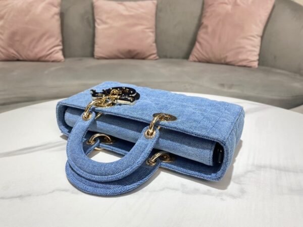 1:1 Replica Christian Dior Lady D-Joy Bag Blue, For Women, Women’s Handbags 26cm/10in CD M0540WTJA_M928