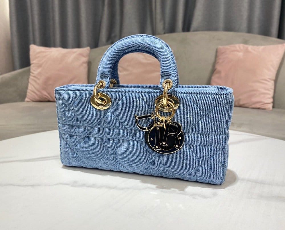1:1 Replica Christian Dior Lady D-Joy Bag Blue, For Women, Women’s Handbags 26cm/10in CD M0540WTJA_M928