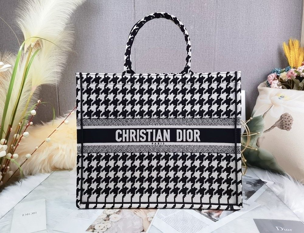 1:1 Replica Christian Dior Large Dior Book Tote Black, For Women, Women’s Handbags 16.5in/42cm CD