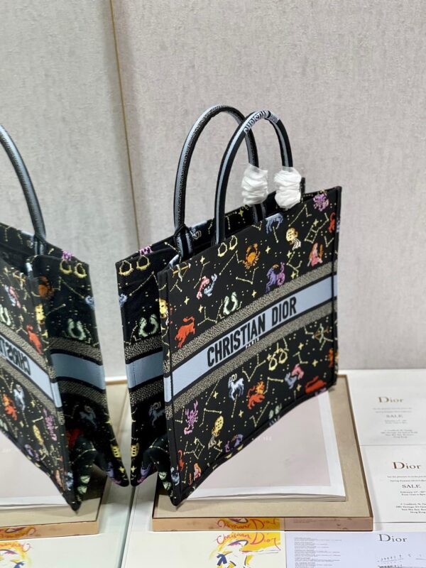 1:1 Replica Christian Dior Large Dior Book Tote Black, For Women, Women’s Handbags 16.5in/42cm CD