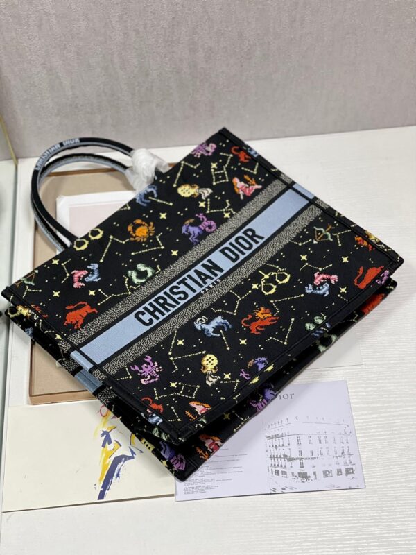 1:1 Replica Christian Dior Large Dior Book Tote Black, For Women, Women’s Handbags 16.5in/42cm CD