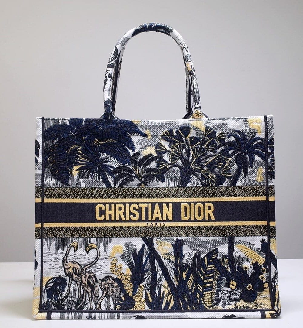 1:1 Replica Christian Dior Large Dior Book Tote Black Multicolor, For Women, Women’s Handbags 16.5in/42cm CD