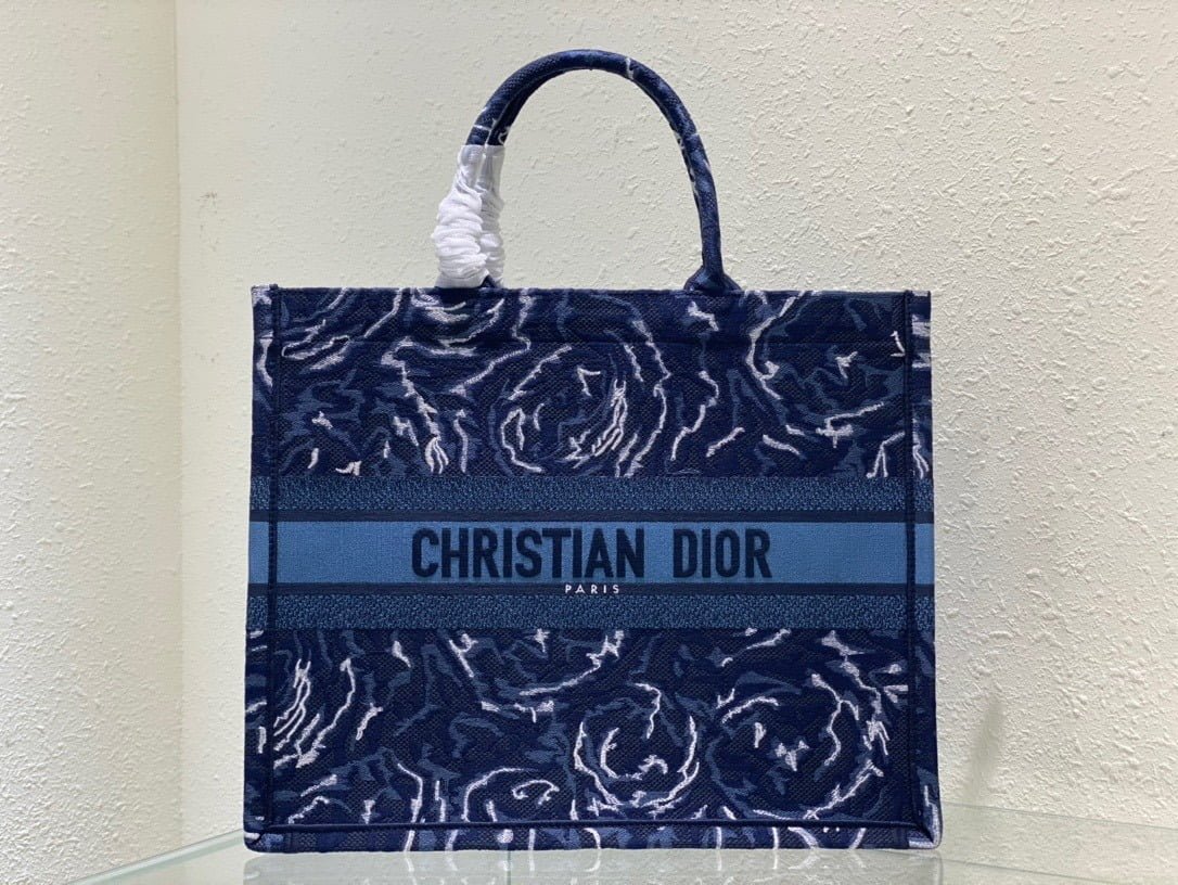 1:1 Replica Christian Dior Large Dior Book Tote Blue, For Women, Women’s Handbags 16.5in/42cm CD M1286ZRVG_M928