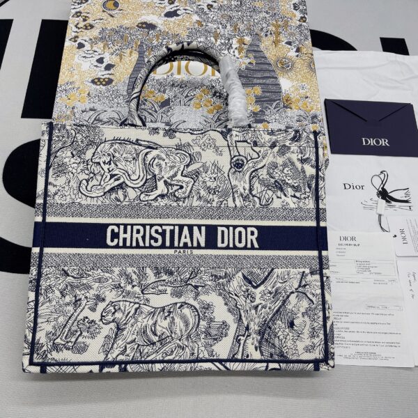 1:1 Replica Christian Dior Large Dior Book Tote Blue Multicolor, For Women, Women’s Handbags 16.5in/42cm CD