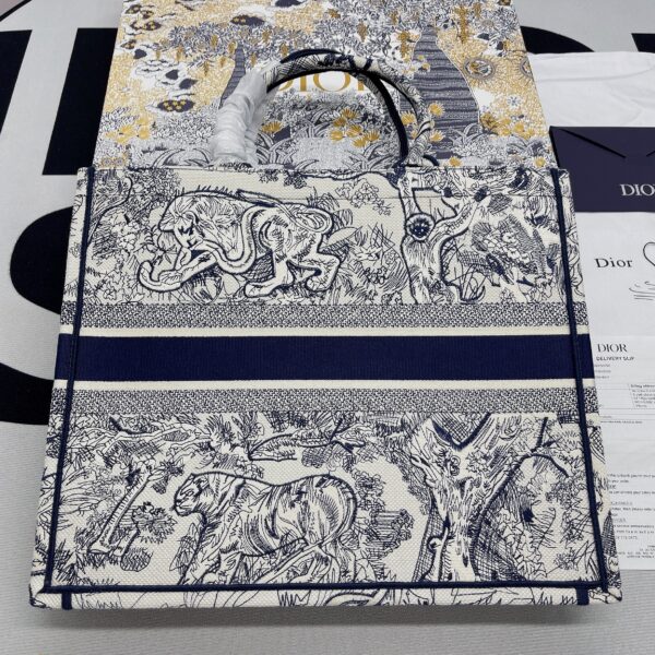 1:1 Replica Christian Dior Large Dior Book Tote Blue Multicolor, For Women, Women’s Handbags 16.5in/42cm CD