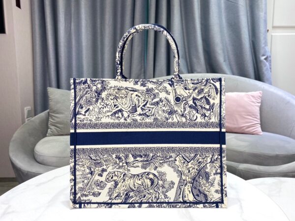 1:1 Replica Christian Dior Large Dior Book Tote Blue Multicolor, For Women, Women’s Handbags 16.5in/42cm CD