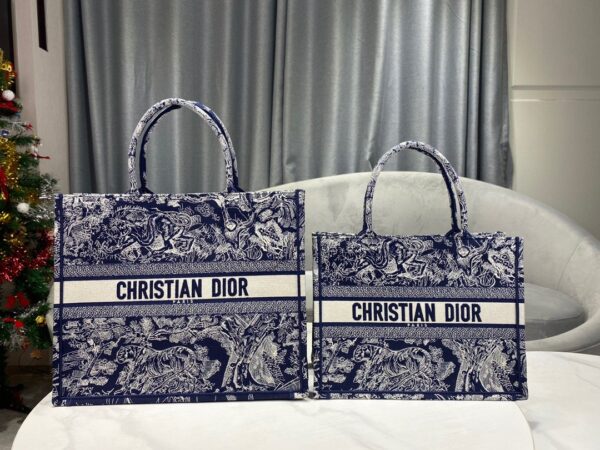 1:1 Replica Christian Dior Large Dior Book Tote Blue Multicolor, For Women, Women’s Handbags 16.5in/42cm CD M1286ZRGO_M928