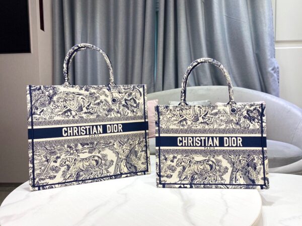 1:1 Replica Christian Dior Large Dior Book Tote Blue Multicolor, For Women, Women’s Handbags 16.5in/42cm CD