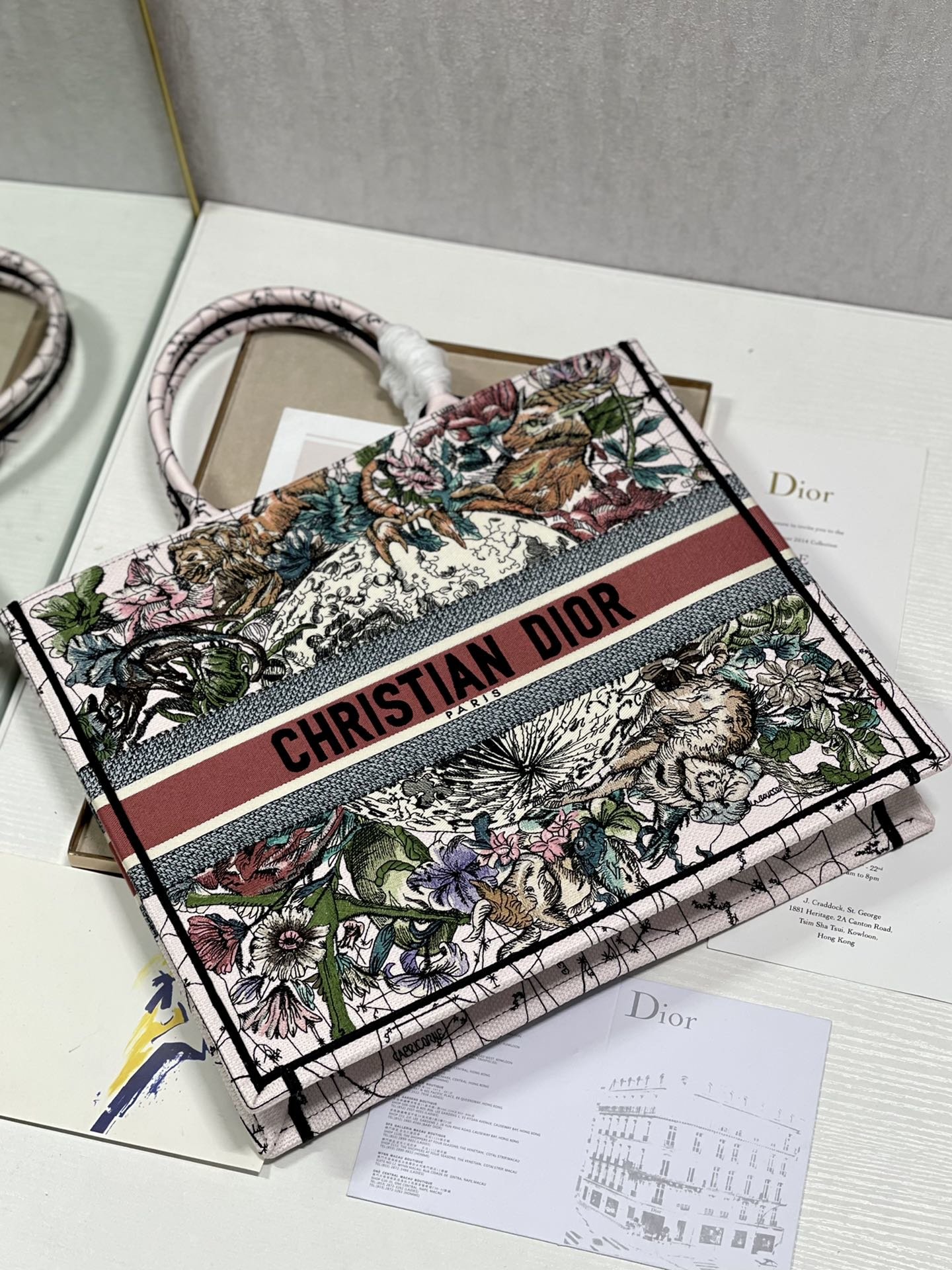 1:1 Replica Christian Dior Large Dior Book Tote Multicolor Dior Constellation Embroidery, Multicolor, For Women Women’s Handbags, Shoulder Bags, 42cm CD - Image 6