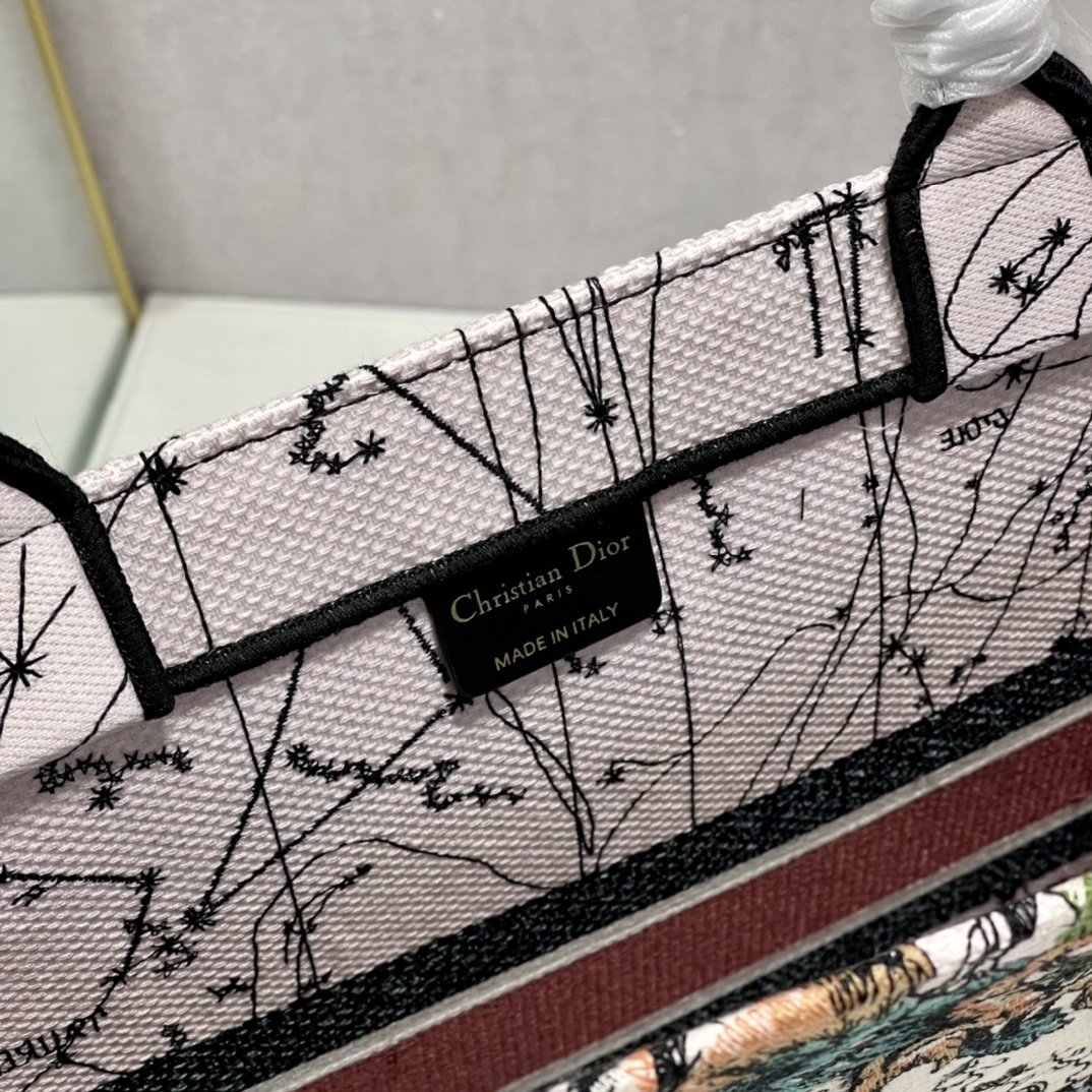 1:1 Replica Christian Dior Large Dior Book Tote Multicolor Dior Constellation Embroidery, Multicolor, For Women Women’s Handbags, Shoulder Bags, 42cm CD - Image 9