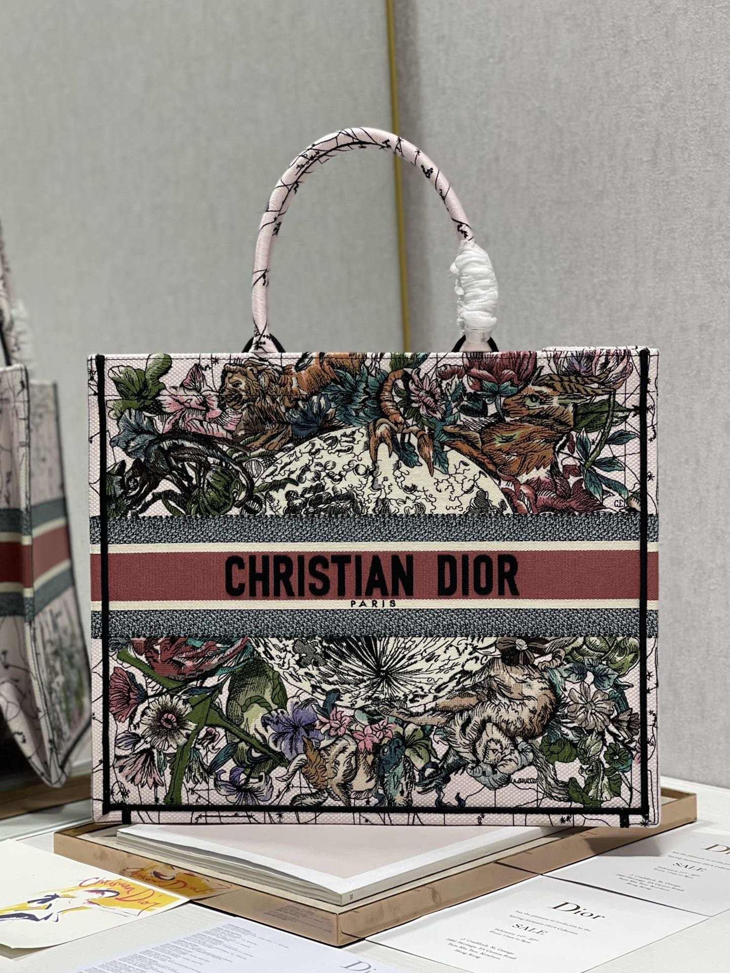 1:1 Replica Christian Dior Large Dior Book Tote Multicolor Dior Constellation Embroidery, Multicolor, For Women Women’s Handbags, Shoulder Bags, 42cm CD
