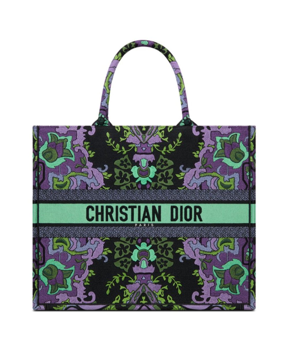 1:1 Replica Christian Dior Large Dior Book Tote Multicolor Dior Indian Purple For Women M1286ZESK_M19E- 42 Cm/ 16.5 Inches