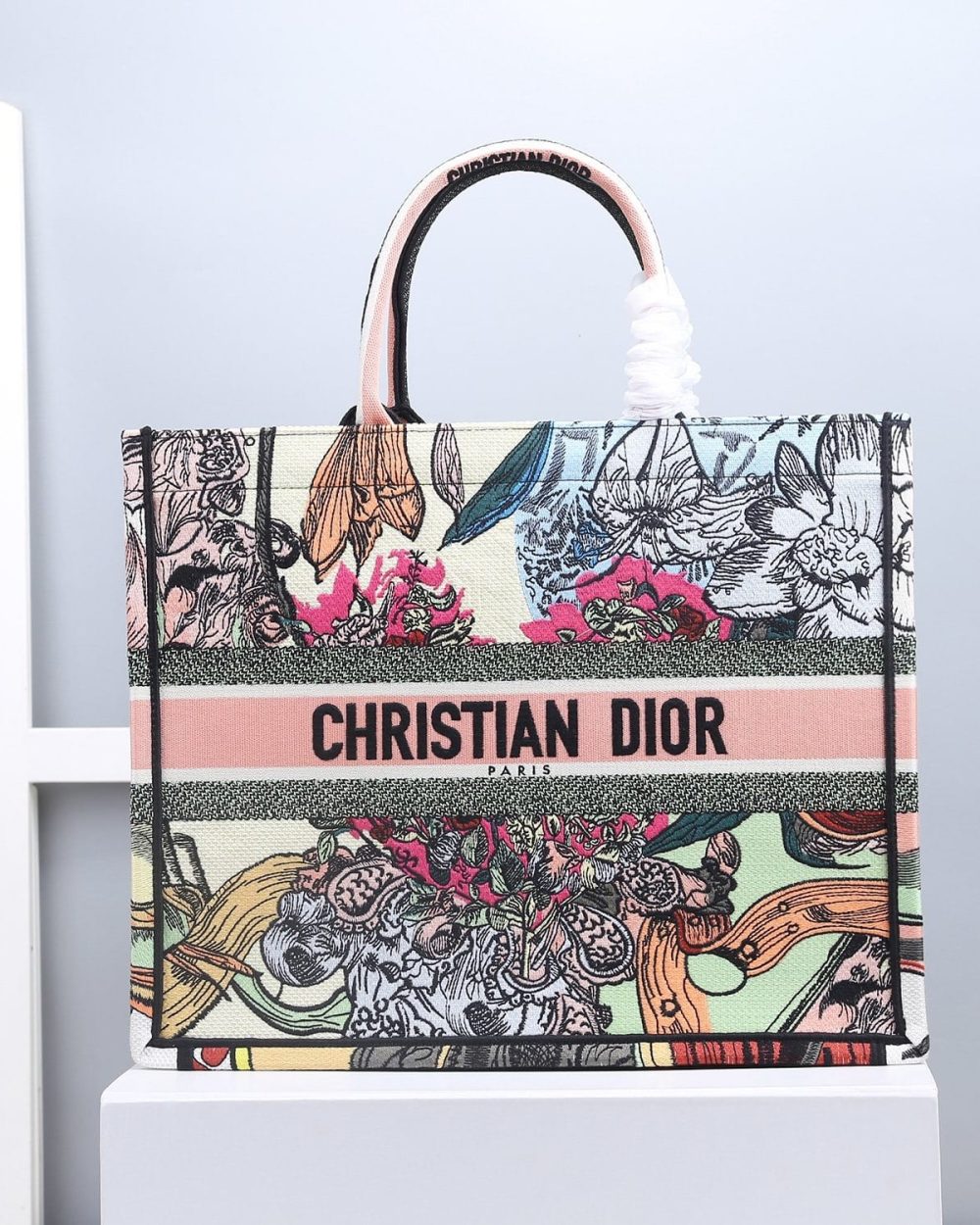1:1 Replica Christian Dior Large Dior Book Tote Multicolor, For Women, Women’s Handbags 16.5in/42cm CD