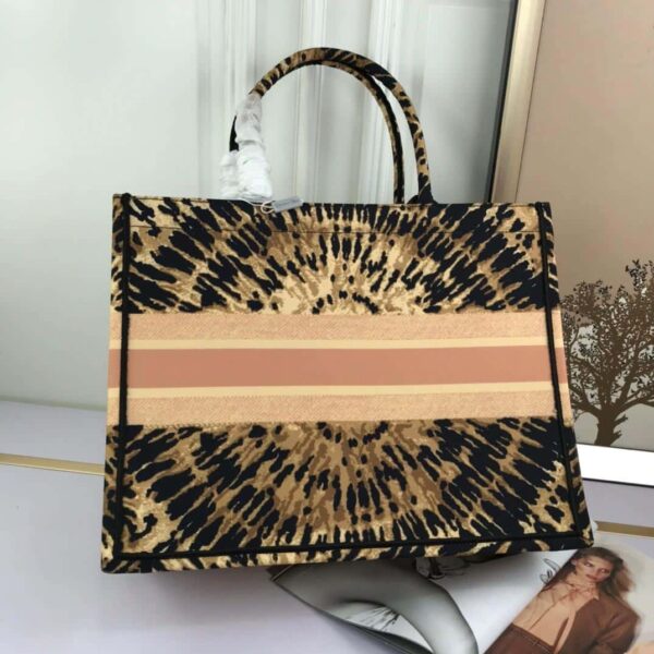 1:1 Replica Christian Dior Large Dior Book Tote Multicolor Tie & Dior Embroidery, Multicolor, For Women Women’s Handbags, Shoulder Bags, 42cm CD M1286ZJAI M884