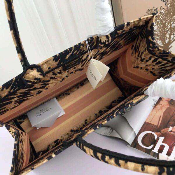 1:1 Replica Christian Dior Large Dior Book Tote Multicolor Tie & Dior Embroidery, Multicolor, For Women Women’s Handbags, Shoulder Bags, 42cm CD M1286ZJAI M884
