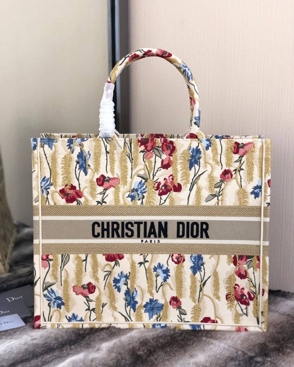 1:1 Replica Christian Dior Large Dior Book Tote White Multicolor, For Women, Women’s Handbags 16.5in/42cm CD
