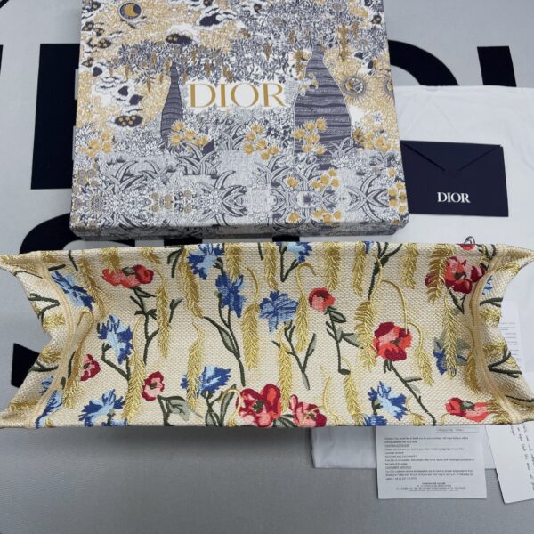 1:1 Replica Christian Dior Large Dior Book Tote White Multicolor, For Women, Women’s Handbags 16.5in/42cm CD