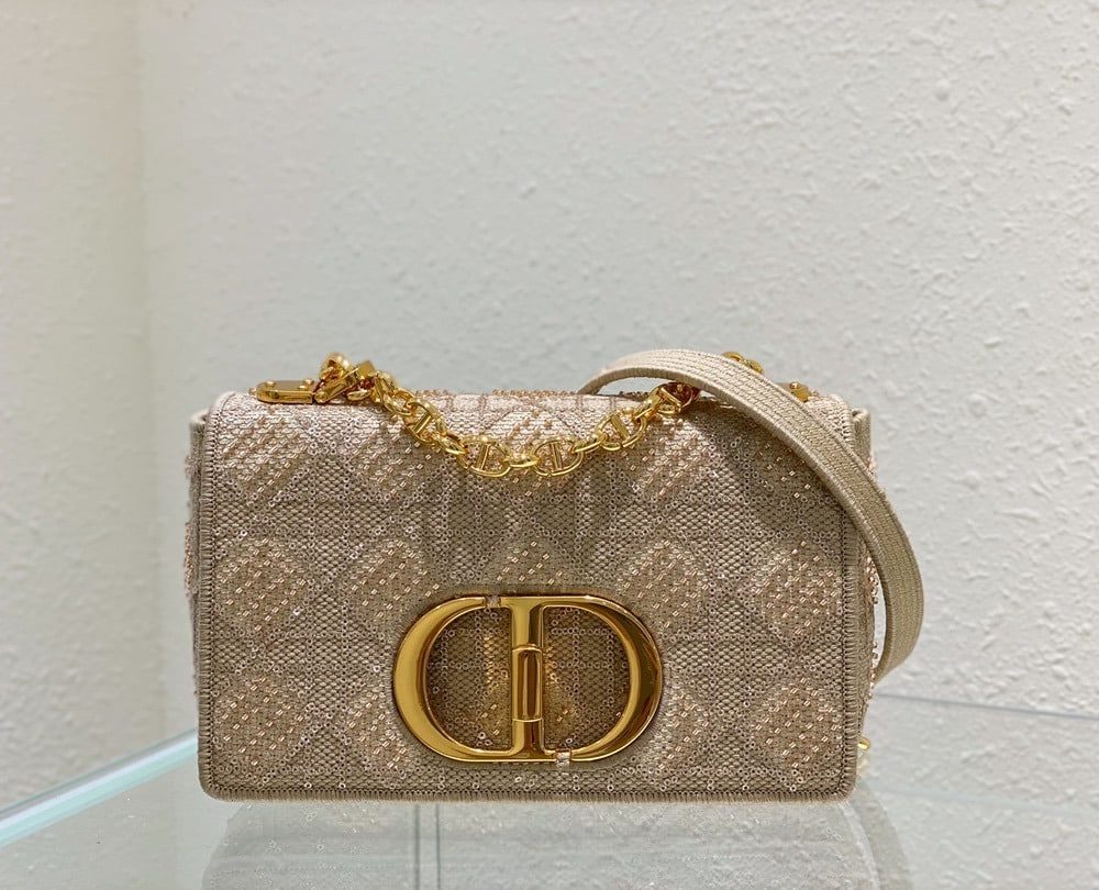 1:1 Replica Christian Dior Medium Dior Caro Bag Yellow, For Women, Women’s Handbags 25.5cm/10in CD