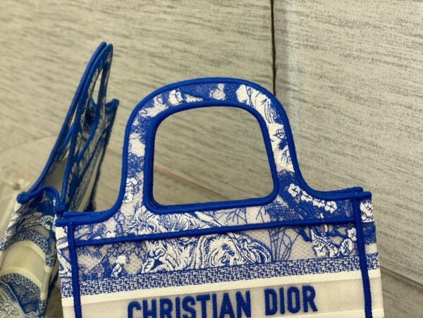 1:1 Replica Christian Dior Mini Dior Book Tote Blue, For Women Women’s Handbags 9in/23cm CD