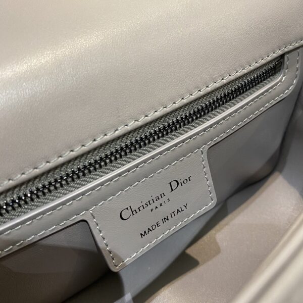 1:1 Replica Christian Dior Mini Dior Caro Bag Gray Padded Macrocannage, Gray, For Women Women’s Handbags, Crossbody Bags, 20cm CD