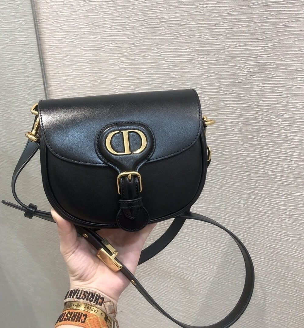 1:1 Replica Christian Dior Small Bobby Bag Black For Women 7in/18cm CD M9317UMOL_M900