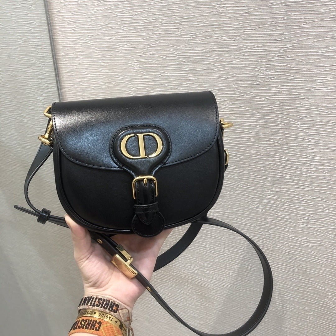 1:1 Replica Christian Dior Small Bobby Bag Black For Women 7in/18cm CD M9317UMOL_M900