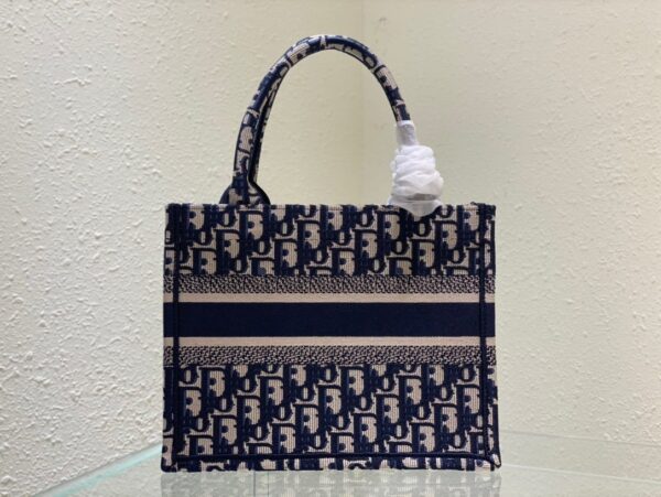 1:1 Replica Christian Dior Small Dior Book Tote Blue, For Women, Women’s Handbags 26.5cm/10.5in CD M1265ZRIW_M928