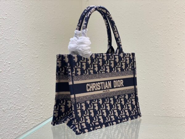 1:1 Replica Christian Dior Small Dior Book Tote Blue, For Women, Women’s Handbags 26.5cm/10.5in CD M1265ZRIW_M928
