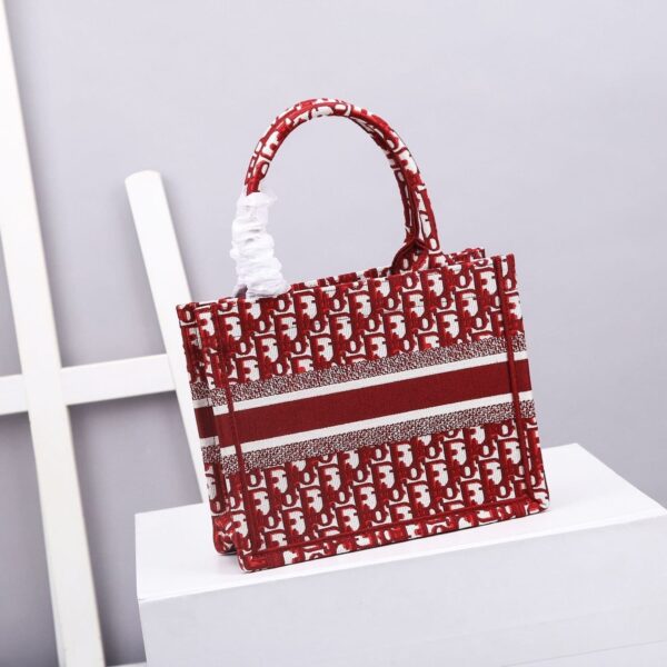 1:1 Replica Christian Dior Small Dior Book Tote Red, For Women, Women’s Handbags 26.5cm/10.5in CD M1265ZRIW_M17E
