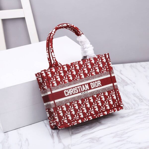 1:1 Replica Christian Dior Small Dior Book Tote Red, For Women, Women’s Handbags 26.5cm/10.5in CD M1265ZRIW_M17E