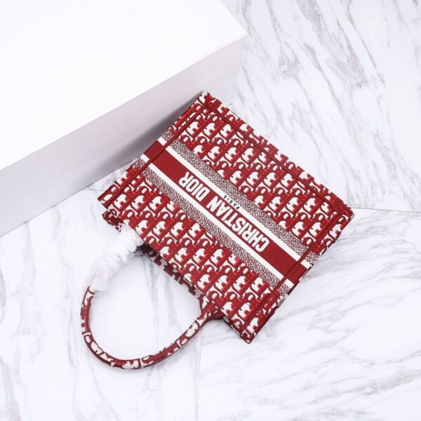 1:1 Replica Christian Dior Small Dior Book Tote Red, For Women, Women’s Handbags 26.5cm/10.5in CD M1265ZRIW_M17E