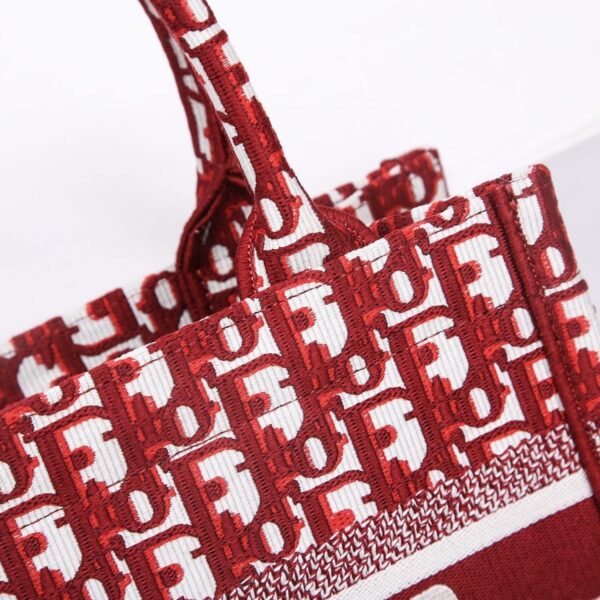 1:1 Replica Christian Dior Small Dior Book Tote Red, For Women, Women’s Handbags 26.5cm/10.5in CD M1265ZRIW_M17E
