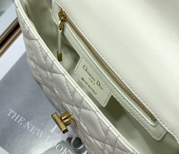 1:1 Replica Christian Dior Small Dior Caro Bag, White, For Women Women’s Handbags, Shoulder Bags, Crossbody Bags, 20cm CD M9241UWHC_M35U