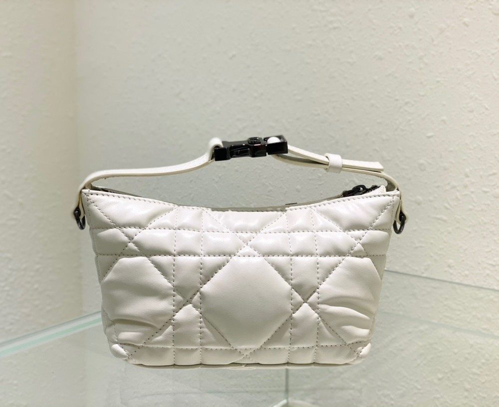 1:1 Replica Christian Dior Small DiorTravel Nomad Pouch White, For Women, Women’s Handbags 6in/15cm CD S5553BMIG_M030