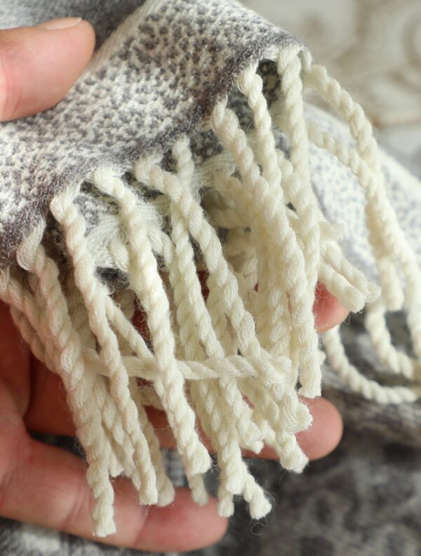 Dior Oblique Grey Cashmere Scarf 200cm/79in