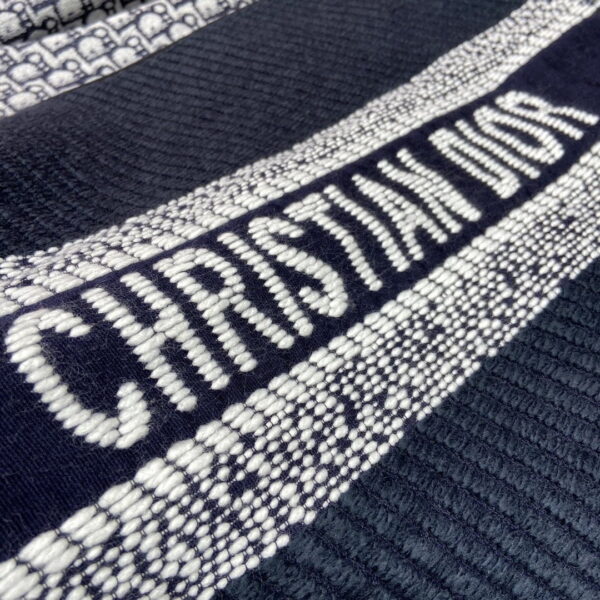 Dior Oblique University Reversible Scarf Blue 79in/200cm