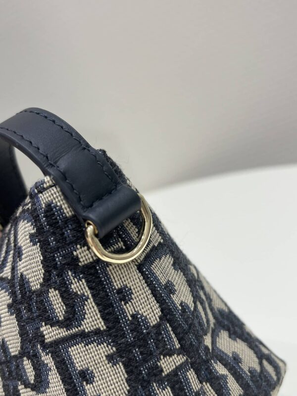 1:1 Replica Diortravel Nomad Pouch Blue For Women 6in/ 15cm