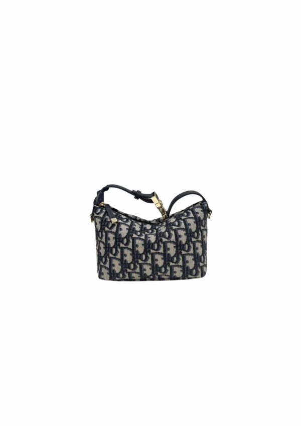 1:1 Replica Diortravel Nomad Pouch Blue For Women 6in/ 15cm