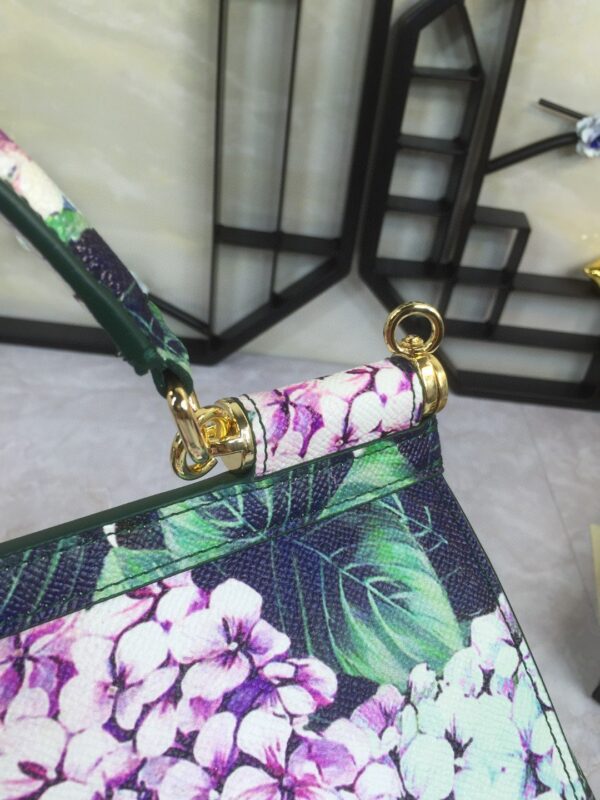 Dolce & Gabbana 90s Sicily Bag With Logo Print Multicolor For Women 10.2in/26cm DG