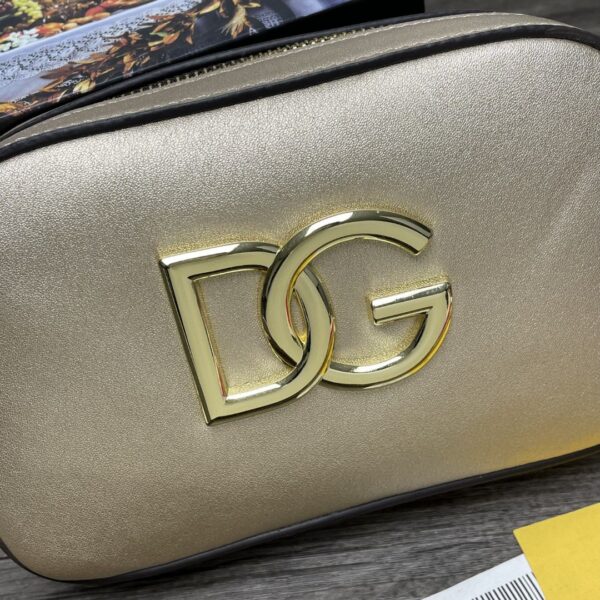 Dolce & Gabbana Crossbody 3.5 Bag Gold For Women 7.5in/19cm DG