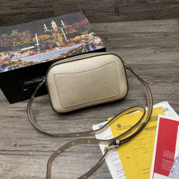 Dolce & Gabbana Crossbody 3.5 Bag Gold For Women 7.5in/19cm DG
